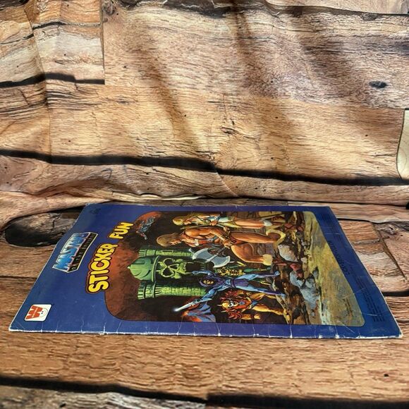 Vintage 1983 Masters of the Universe He-Man Sticker Fun Book Golden MOTU Used - Picture 4 of 10